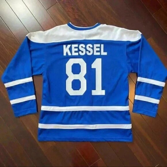 NHL Toronto Maple Leafs Hockey Jersey #81 Phil Kessel Blue White Small - Picture 7 of 13